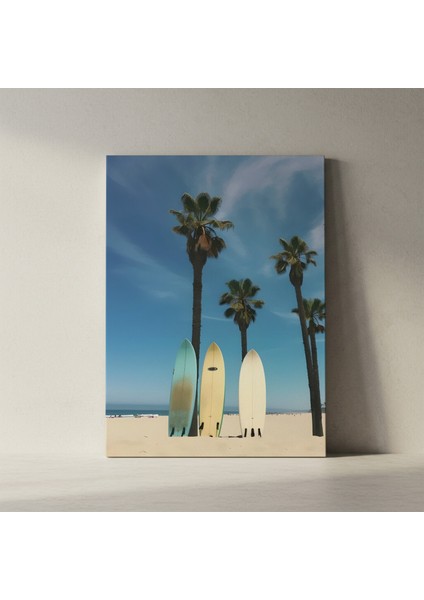 Sahil Sörf Panoları Plaj Manzarası Tablosu fiyatları