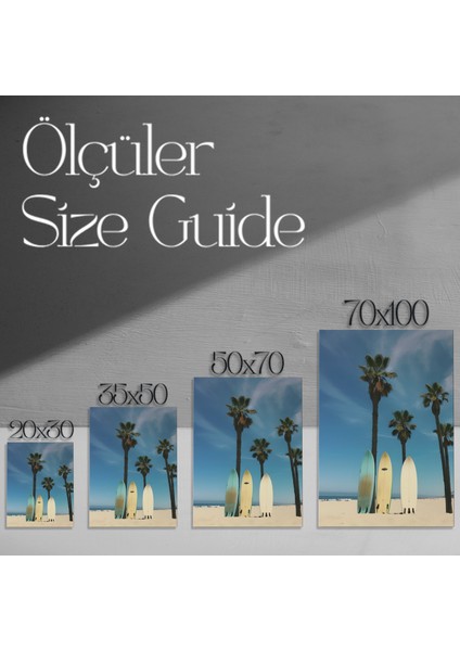 Sahil Sörf Panoları Plaj Manzarası Tablosu modelleri