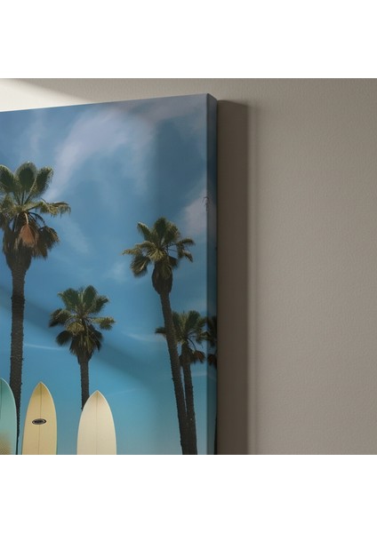 Sahil Sörf Panoları Plaj Manzarası Tablosu indirimleri