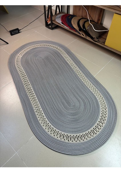 Lotus Jüt Hasırlı El Örgüsü Kilim