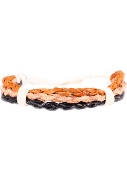 Deri Üç Sıra Örme Kadın Bileklik 1659-1700