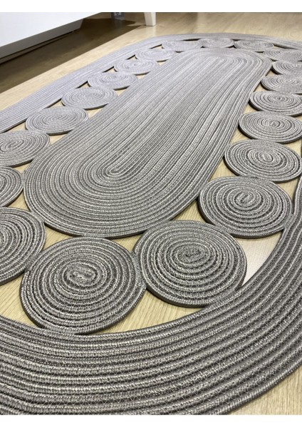 Cookie Jüt Hasırlı El Örgüsü Kilim fırsatları