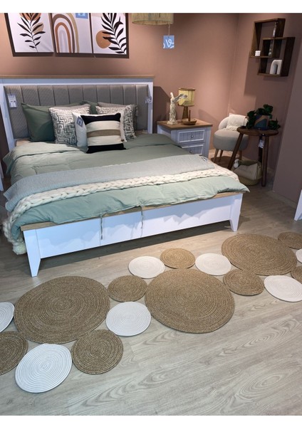 Snake Hasır Jüt Bej Yolluk Halı Kilim modelleri
