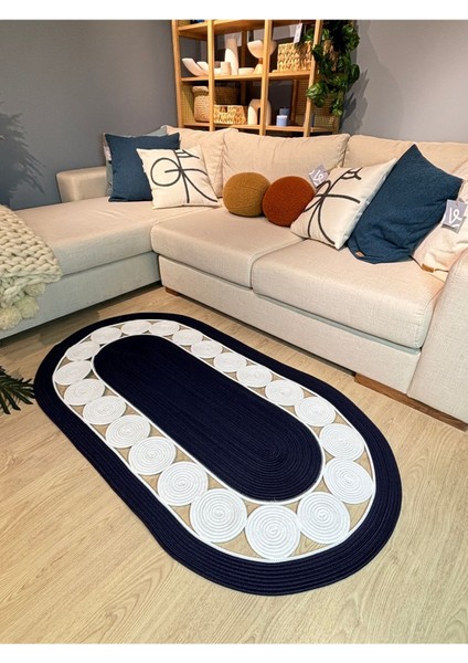 Cookie Jüt Hasırlı El Örgüsü Kilim fırsatları