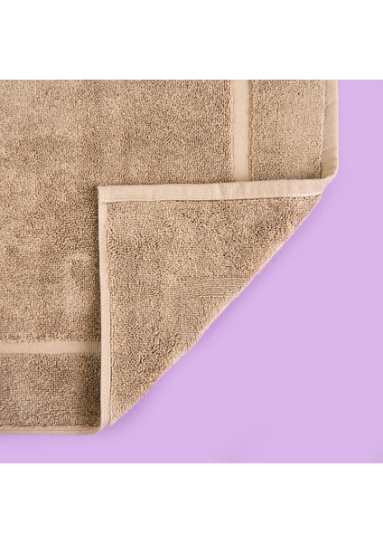 Soft Samantha Ayak Havlusu - Koyu Bej - 60X60 cm modelleri