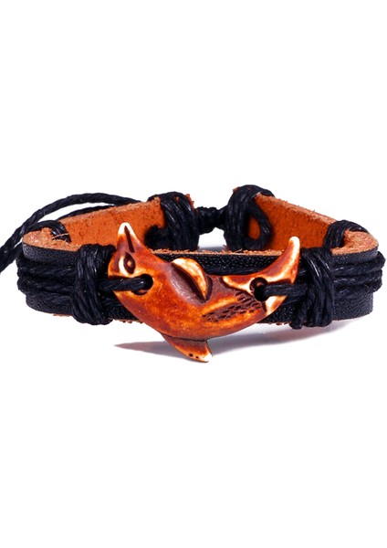 Yunus Balığı Deri Unisex Bileklik 1351-1390