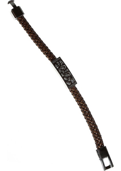 Kurukafa Stün Bronz Unisex Bileklik 20 cm 1101-1200