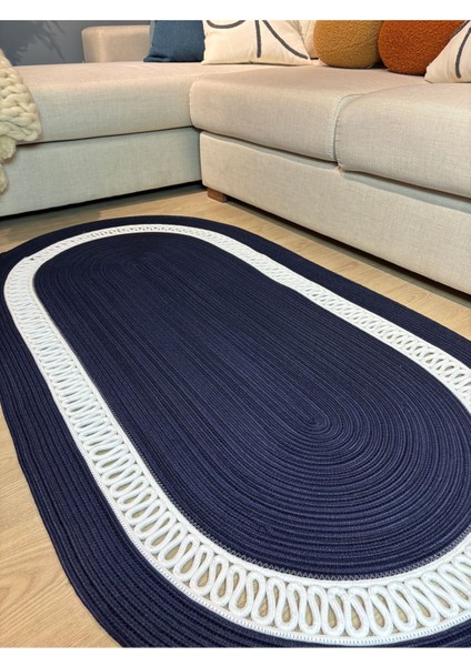 Lotus Jüt Hasırlı El Örgüsü Kilim