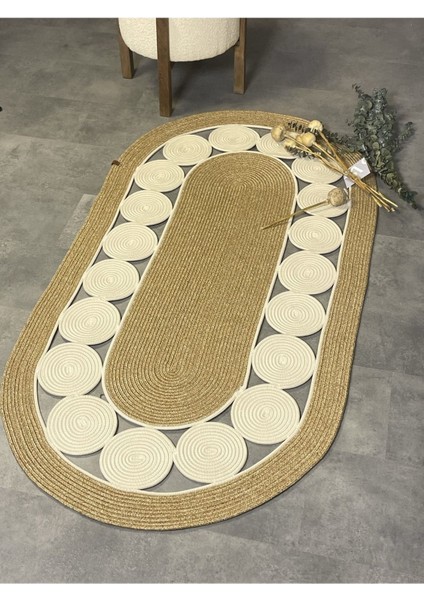 Cookie Jüt Hasırlı El Örgüsü Kilim fiyatları