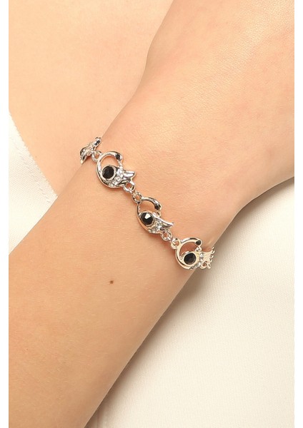 Parlak Taşlı Kuğu Kadın Bileklik 1361-1658 fiyatları