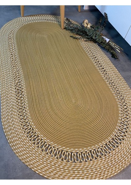 Lotus Jüt Hasırlı El Örgüsü Kilim