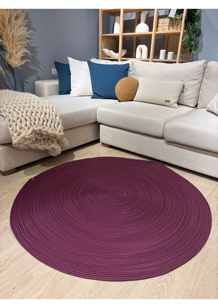 Jüt Yuvarlak Hasır Görünümlü Klasik Halı Kilim modelleri