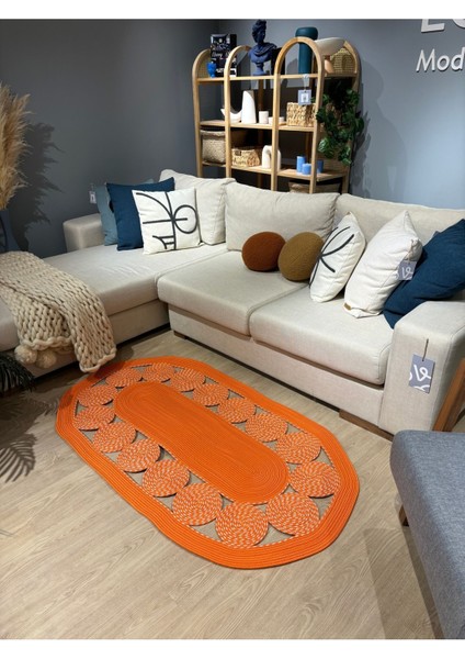 Cookie Jüt Hasırlı El Örgüsü Kilim fırsatları