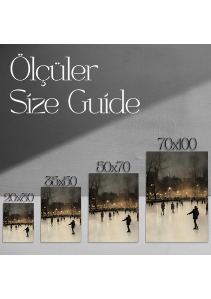 Kış Gecesi Pateni Tablosu modelleri