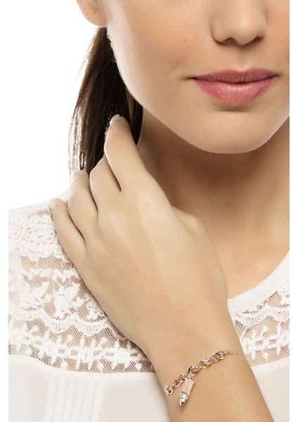 Zirkon Taşlı Kurşun Kadın Bileklik 1361-1658