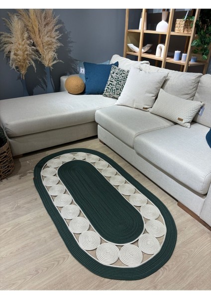 Cookie Jüt Hasırlı El Örgüsü Kilim fırsatları