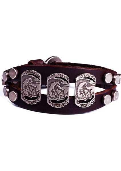 Apache Sembol Deri Kemer Model Unisex Bileklik 1001-1100