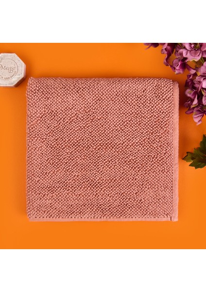 Soft Carrie Ayak Havlusu - Kahverengi - 60X60 cm