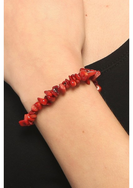 Mercan Doğal Taş Kadın Bileklik 17 cm 0-702 fiyatları