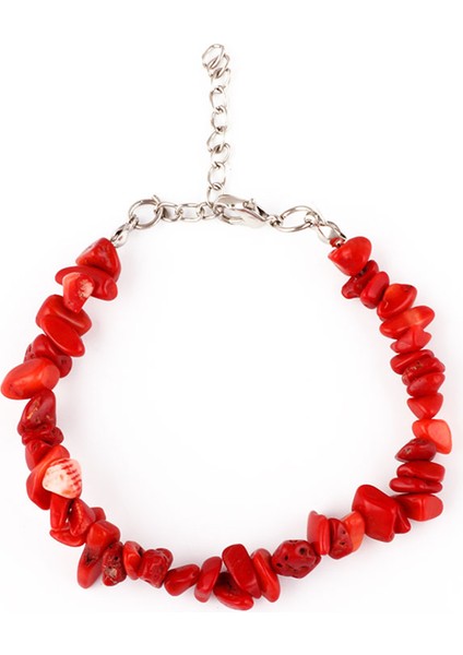 Mercan Doğal Taş Kadın Bileklik 17 cm 0-702 modelleri