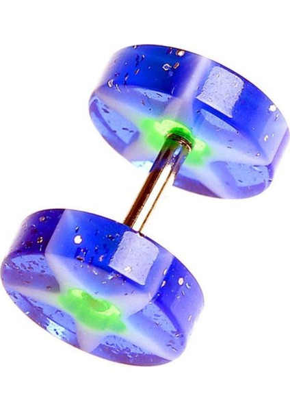 Tunnel Piercing Bioplast Çelik Küpe K8