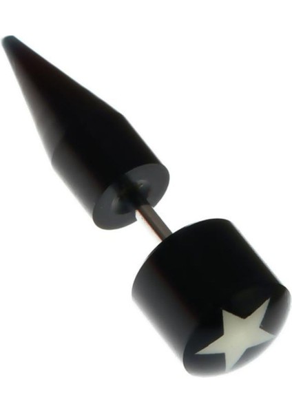 Yıldız Figür Bioplast Tapers Küpe K1