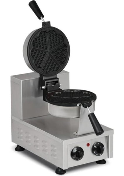 Elektrikli Special Kalp Model Tekli Waffle Makinesi Dönerli Zamanlayıcılı WFL12.E12.0201.Z5F