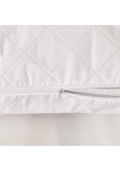 Soft Nando Yastık Alezi - Beyaz - 50X70 cm