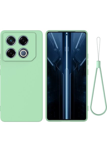 Infinix Gt 20 Pro 5g Sıvı Silikon Çizilmeye Dayanıklı Telefon Kılıfı Askılı (Yurt Dışından)