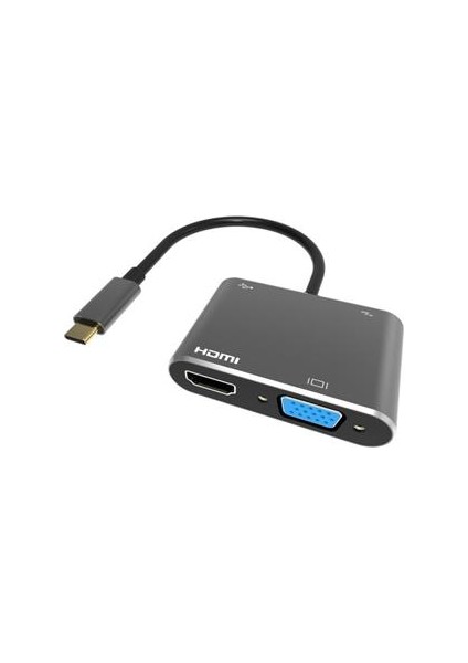 CU451 Type-C To VGA HDMI USB Type-C Çevirici modelleri