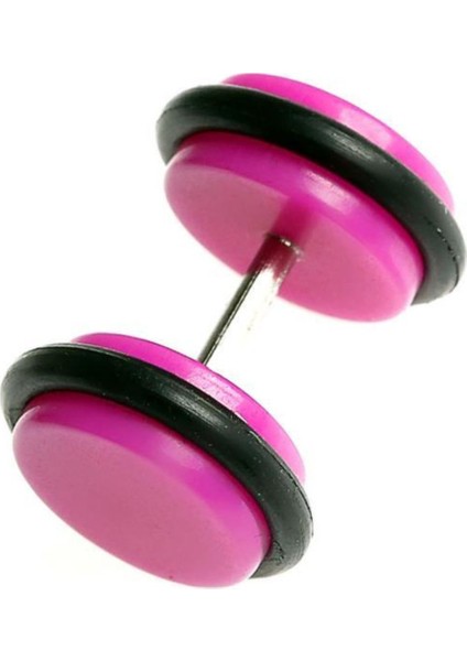 Tunnel Piercing Bioplast Çelik Küpe K7