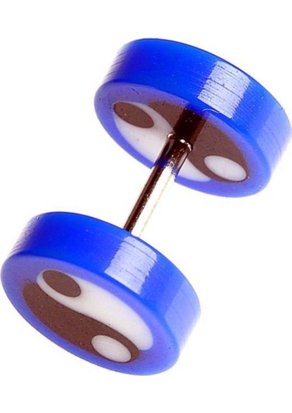 Tunnel Piercing Bioplast Çelik Küpe K7