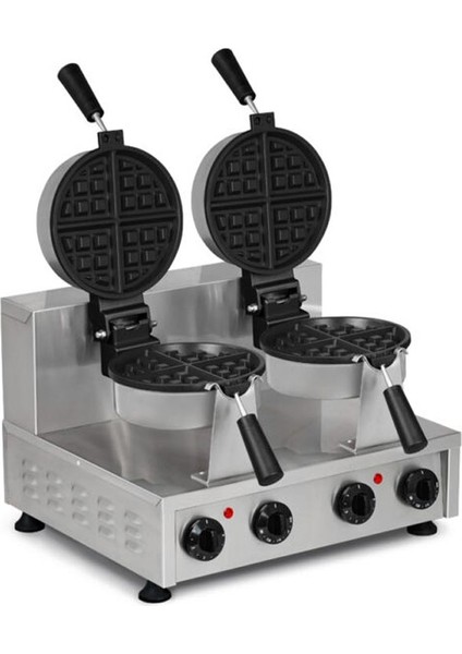 WFL12.E22 Zamanlayıcılı Amerikan Çiftli Waffle Makinesi, Elektrikli