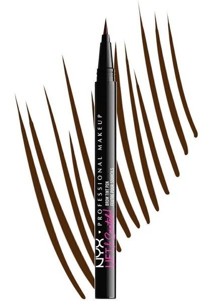 Kahverengi Kaş Kalemi 16 Saat Kalıcı Vegan Formül Uzun Süre Etkili