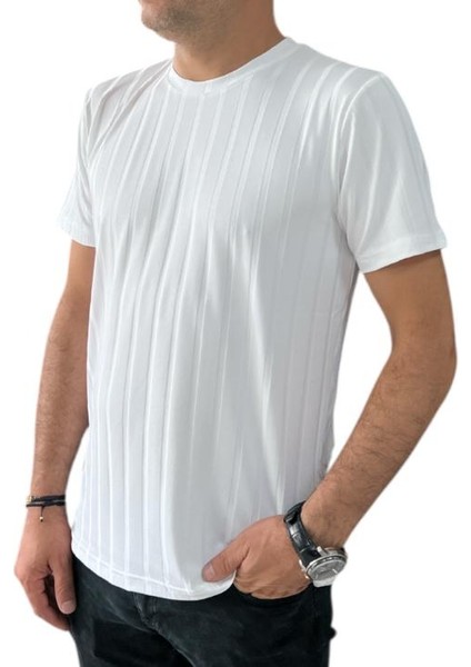 Unisex Kısa Kol Bisiklet Yaka modelleri