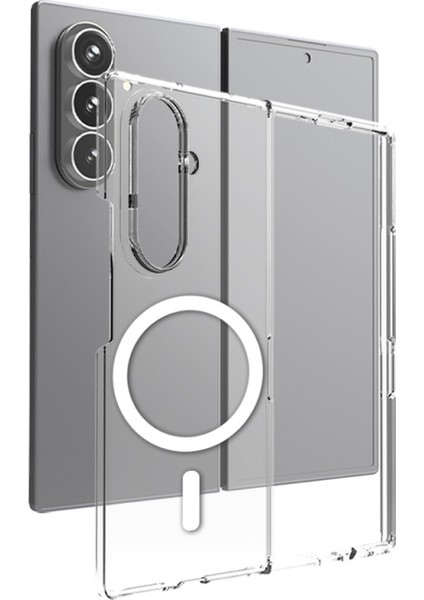 Samsung Galaxy Z Fold 7 Magsafe Kılıf Sert Pc Silikon Prismia Premium Kapak