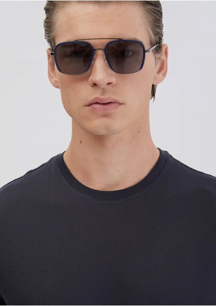 Lacivert Düz Bisiklet Yaka T-Shirt fırsatları