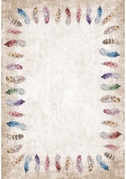 Dijital Baskılı Dekoratif Kaymaz Taban Yıkanabilir Tüy Desen Halı Salon Halısı Yolluk Mutfak Halısı modelleri