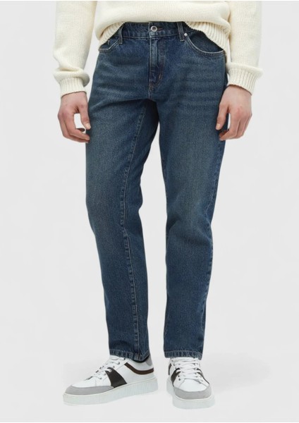 Lacivert Düz Regular Fit Denim %100 Pamuk Pantolon fiyatları