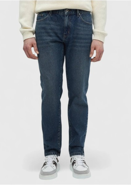Lacivert Düz Regular Fit Denim %100 Pamuk Pantolon modelleri