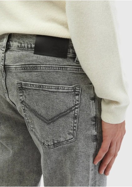 Gri Düz Regular Fit Denim %100 Pamuk Pantolon fırsatları
