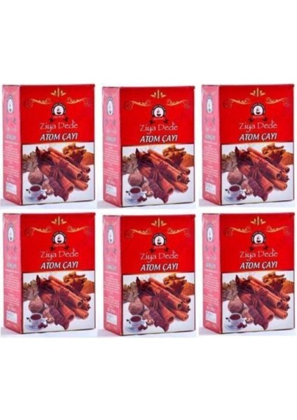 Atom Çayı 6 Kutu Doğal Bileşenli Özel Aromalı Rahatlatıcı Ferahlatıcı Bitki Çayı fiyatları
