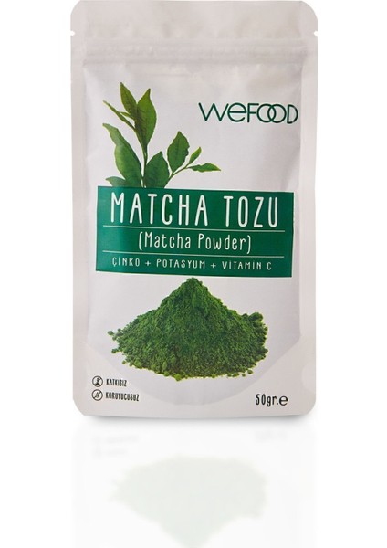 Matcha Tozu 50 gr %100 Doğal Katkısız Koruyucusuz Antioksidan Vitamin ve Mineral Kaynağı fiyatları
