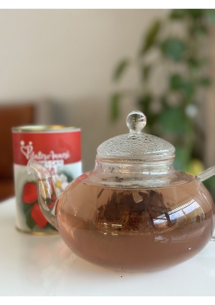 Çilekli Doğal Detoks Çayı 2×60 g Biberiye Limon Otu Yasemin Hibisküs Tarçın