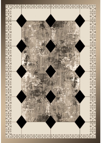 Dijital Baskılı Dekoratif Kaymaz Taban Yıkanabilir Çerceveli Halı Salon Halısı Yolluk Mutfak Halısı modelleri