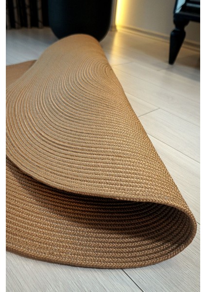 Jüt Yuvarlak Hasır Görünümlü Klasik Halı Kilim fiyatları