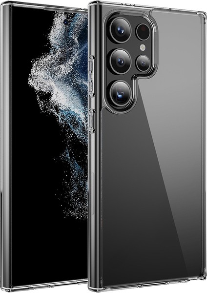 Samsung Galaxy S25 Ultra Kılıf Şeffaf Ince Yapılı Sert Luxia Premium Tpu Silikon Kapak