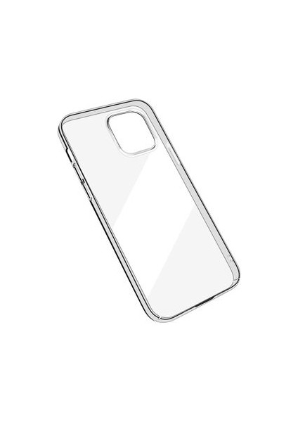 iPhone 12 Kılıf Şeffaf Ince Yapılı Sert Luxia Premium Tpu Silikon Kapak