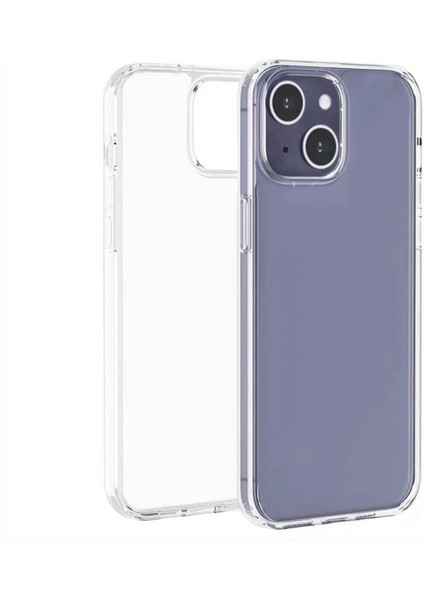 iPhone 15 Kılıf Şeffaf Ince Yapılı Sert Luxia Premium Tpu Silikon Kapak