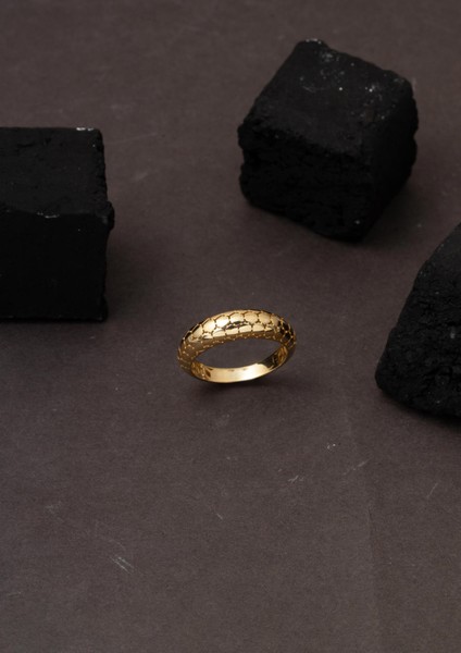 14 Ayar Altın Petek Tasarım Yüzük fırsatları